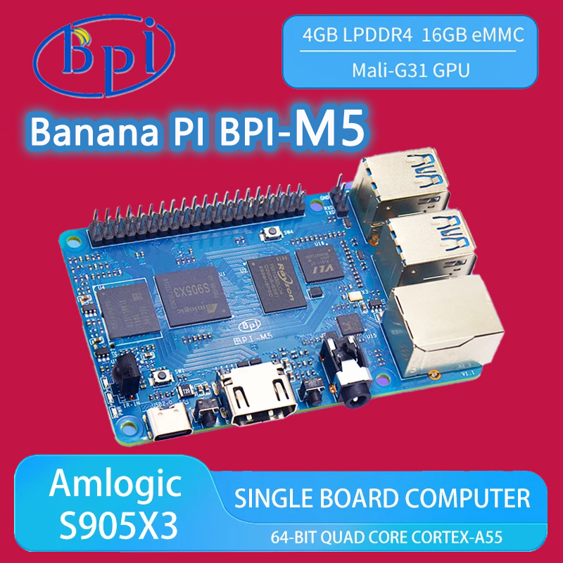 Banana PI BPI-M5 Amlogic S905X - đánh giá và giá Banana Pi Bpi-M5