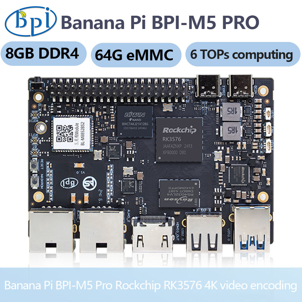 Banana Pi Bpi-m5 Pro Rockchip  - đánh giá và giá Banana Pi Bpi-M5