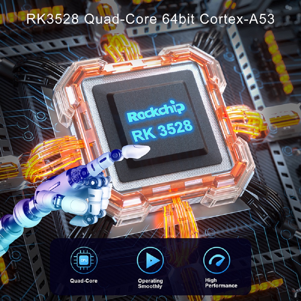 Android 16 X66 TV Box RK3528 Q - đánh giá và giá Khadas Vim4 8Gb